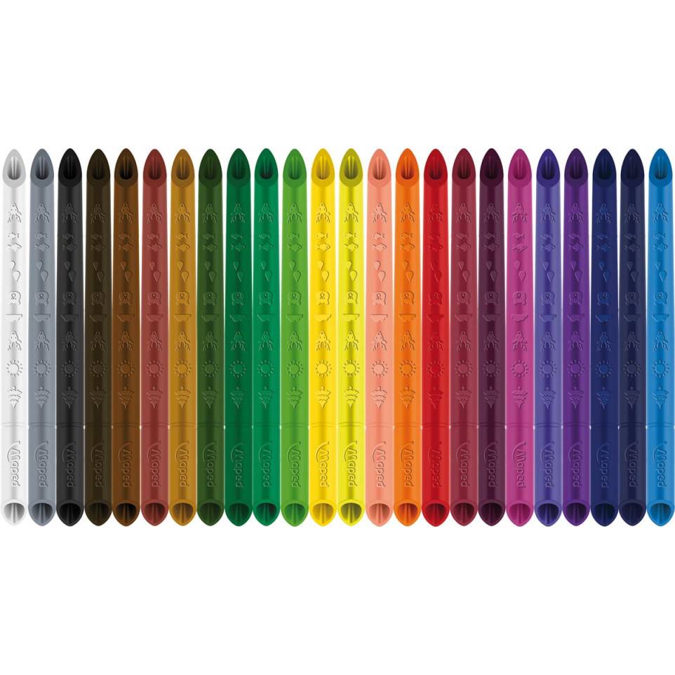 Maped Color Peps Infinity Crayon De Couleur 24 Crayons