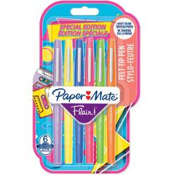 PAPERMATE Blister de 6 feutres Flair Senteur assortis