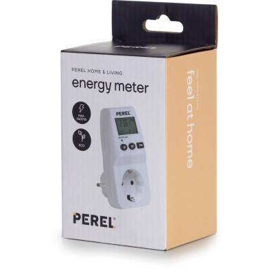 Prise Wattmètre 230v / 16a PEREL - Programmateur, timer & variateur