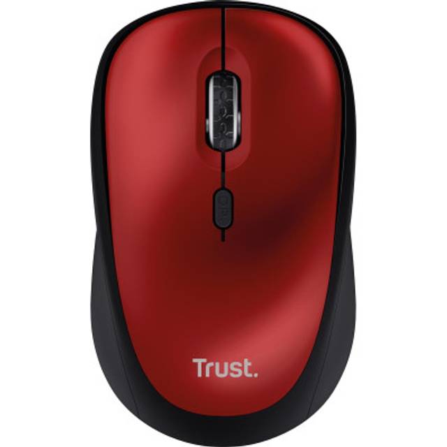 Trust YVI+ souris sans fil, rouge
