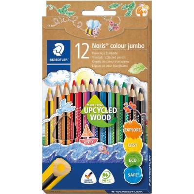 Etui de 12 crayons de couleurs Staedtler Noris Club Aquarell - La Grande  Papeterie
