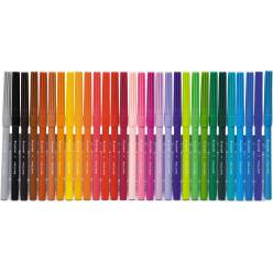 6810-2:STABILO Pen 68 feutre, boîte métallique de 10 stiften en couleurs  assorties