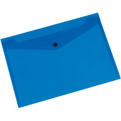 Pochette Plastique A4 - 5 Pcs Pochette Porte Document Chemise Plastique  avec Bouton Pression, Fente pour Carte : : Fournitures de bureau