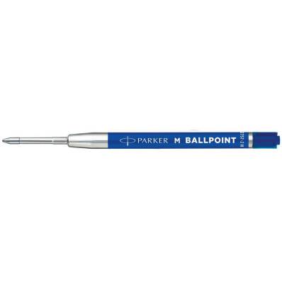 Parker Eco recharge pour stylo bille, pointe moyenne, bleu, blister de 2  pièces