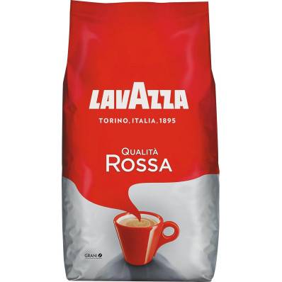 Lavazza café en grains qualita rossa, sac de 1 kg