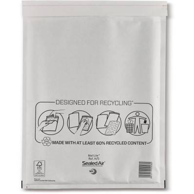 Cleverpack enveloppes à bulles d'air, ft 180 x 265 mm, avec bande