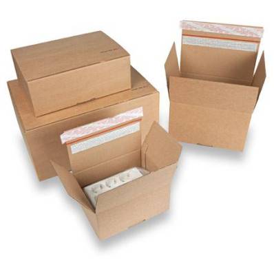 Boîtes d'expédition sans impression, boîtes carton envoi