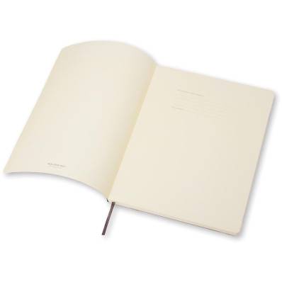 Cahier de note XXL - Couverture kraft - Page ligné - 21,6 x 27,9 cm par 3  Moleskine chez Rougier & Plé