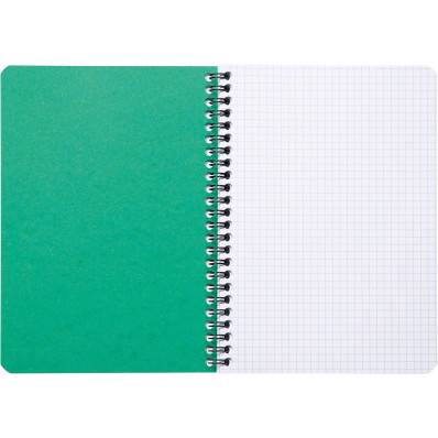 Clairefontaine FOREVER cahier spirale, recyclé, A5, 90g, 120 pages,  quadrillé 5 mm, vert