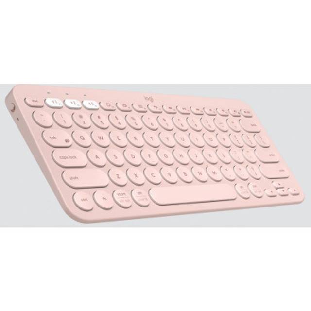 Logitech clavier sans fil K380, qwerty, rose