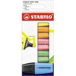 STABILO BOSS ORIGINAL surligneur NatureCOLORS, étui de 6 pièces, assorti