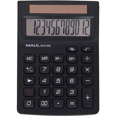 Calculatrice de bureau MJ 550, 8 chiffres, noir