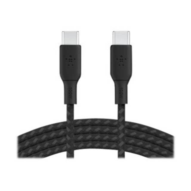 BELKIN 100w USB-C to USB-C Braided Cable 3M Black