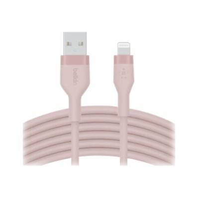 BELKIN Câble USB-A vers Lightning Silicon 3m Rose