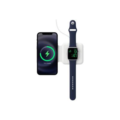 Chargeur induction plat DUO Watch FastCharge 15W Blanc Samsung - Samsung