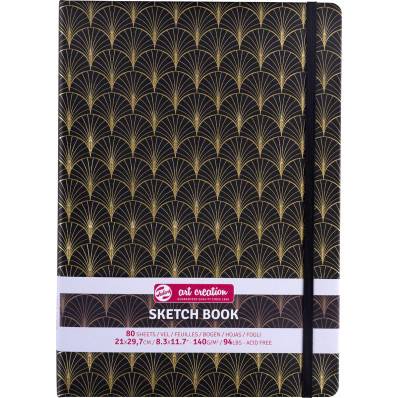 Oxford Sketchbook carnet de dessin, 96 feuilles, 100 g/m², ft A4, noir