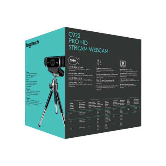 LOGITECH C922 Pro Stream Webcam - USB