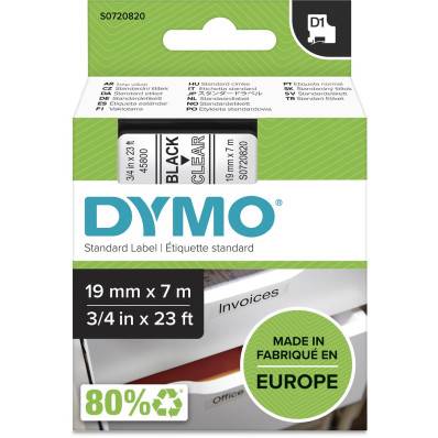 Ruban Dymo 1000, 4500 D1 12 mm x 7 m - noir