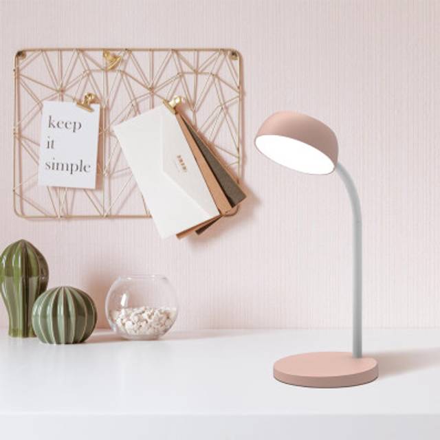 Kerel Ver weg uitslag Unilux bureaulamp Tamy, LED, roze