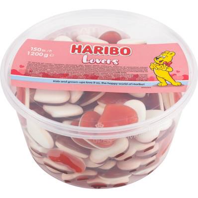 Haribo Lovers confiserie, boîte de 150 pièces