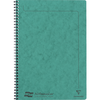Notemaker Europa cahier reliure intégrale A4 120 pages détachables ligné/  Pce