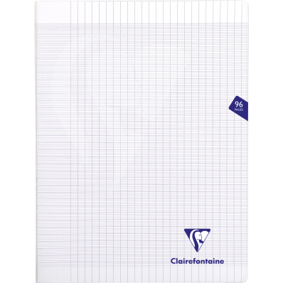 Cahier - Couverture En Plastique - Grands Carreaux - 24X32Cm - 48