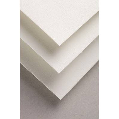Paquet de 5 feuilles de carton 1 côté blanc, 1 côté gris format 50 x 65 cm,  640 gr