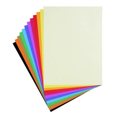 100 feuilles, A5 120 g/m² Papier Couleur Cartonné Coloré - 10 Couleurs