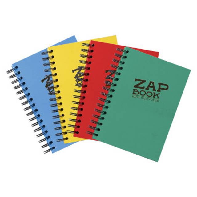 Zap Book carnet spiralé 160F A6 80g/ Pce