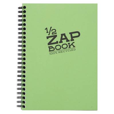 Bloc papier Zap Book spiralé grand côté 160 feuilles 80g/m² A4