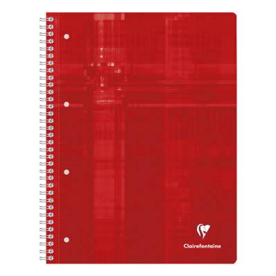 Cahier spirales A4 224 pages petits carreaux 90g