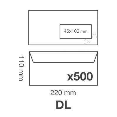 Enveloppe MB TECH classique - 120g/m2 - Rabat auto-adhésif