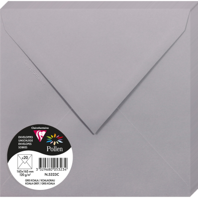 165x165 Enveloppe blanche