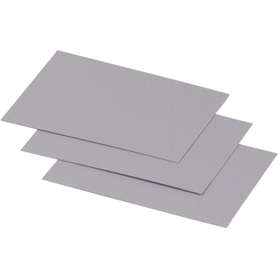 Paquet de 25 cartes simples 210g 82x128 gris koala clairefontaine