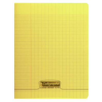 Cahier - 24x32(cm) - Grands carreaux - 48 pages - couverture en carton -  sans spirale - Clairefontaine