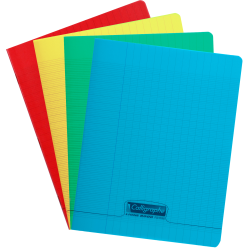 cahier polypro piqué 24x32 cm 48p séyès 90g coloris assortis - par lot de  10 - RETIF