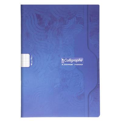 Cahier - 17x22(cm) - Grands carreaux - 48 pages - couverture en carton -  sans spirale - Clairefontaine