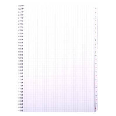 Répertoire reliure intégrale 11x17 cm 180 pages petits carreaux