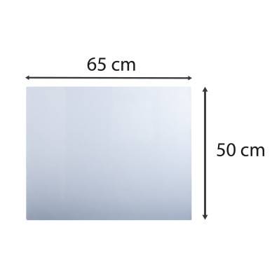 Sous-mains en plastique Sous-mains Fournitures de bureau Durable sous-main  de bureau 53 x 40 cm transparent