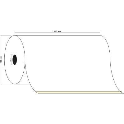 Bobine thermique sans BPA, ft 80 mm, diamètre +-78 mm, mandrin 12 mm,  longueur 90 m