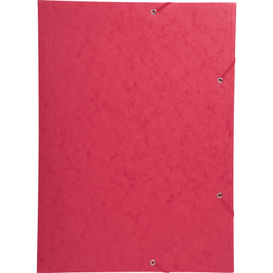 3-flap folder with elastic straps 600gsm hard glazed mottled pressboard -  A3 size/ Pc.