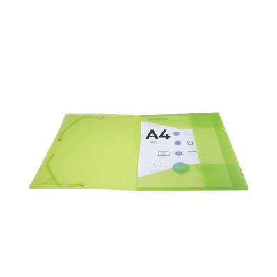 Exacompta - Elastic Folder 3 Flap Folder A4 - Green