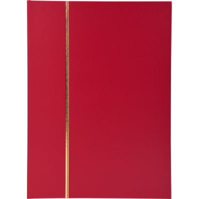 Exacompta - Album photos livre 30 pages noires - Format 25x25cm - PALMA -  Rouge