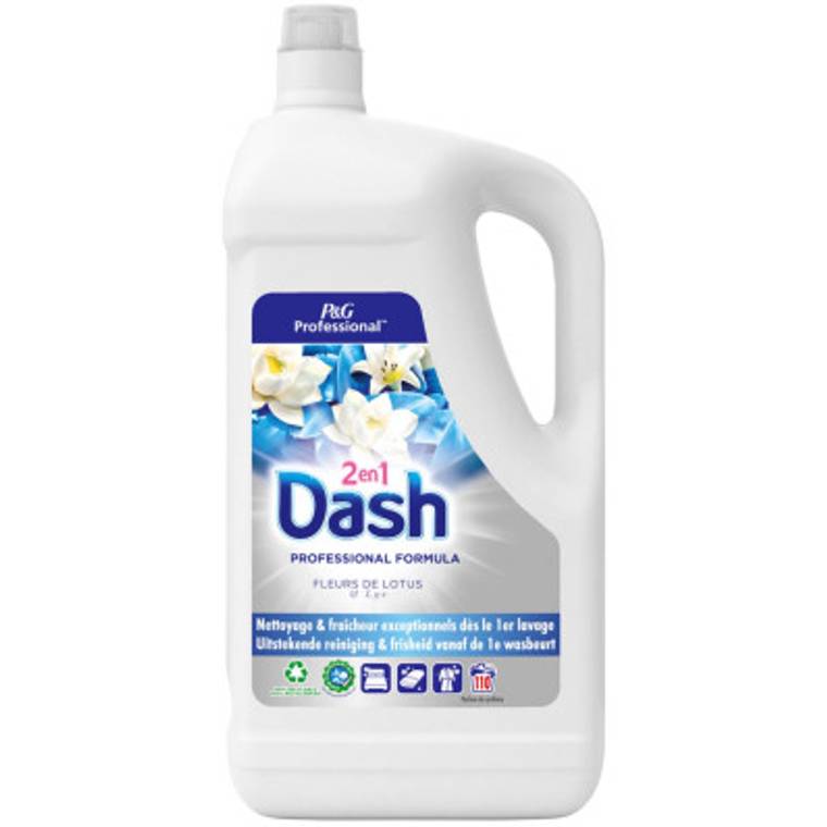 Dash Professional lessive 2-in-1 lotus et lys, bouteille de 4,95 l