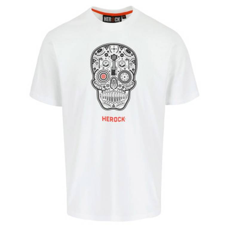 T-shirt met korte mouwen limited edition - Skullo- wit - Herock - S / PCE