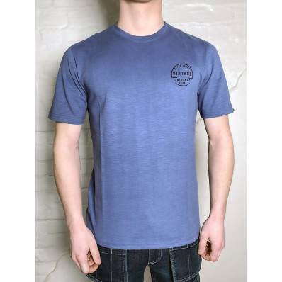 Jobman edition T-shirt Limited logo vintage blauw / pce XL