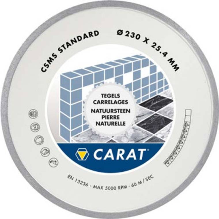 Disque diamant pour carrelages Carat, type CSMS Ø180 / pce