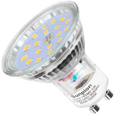 SPOT LED 5W GU10 verre-380 lumens