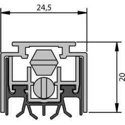 Bas de porte automatique en aluminium Le Pivotant / Port-O-Mat 2