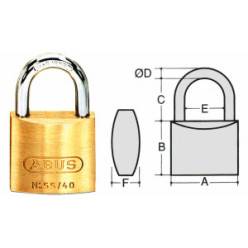 Acheter Cadenas d'extérieur code interchangeable 180/50 en ligne